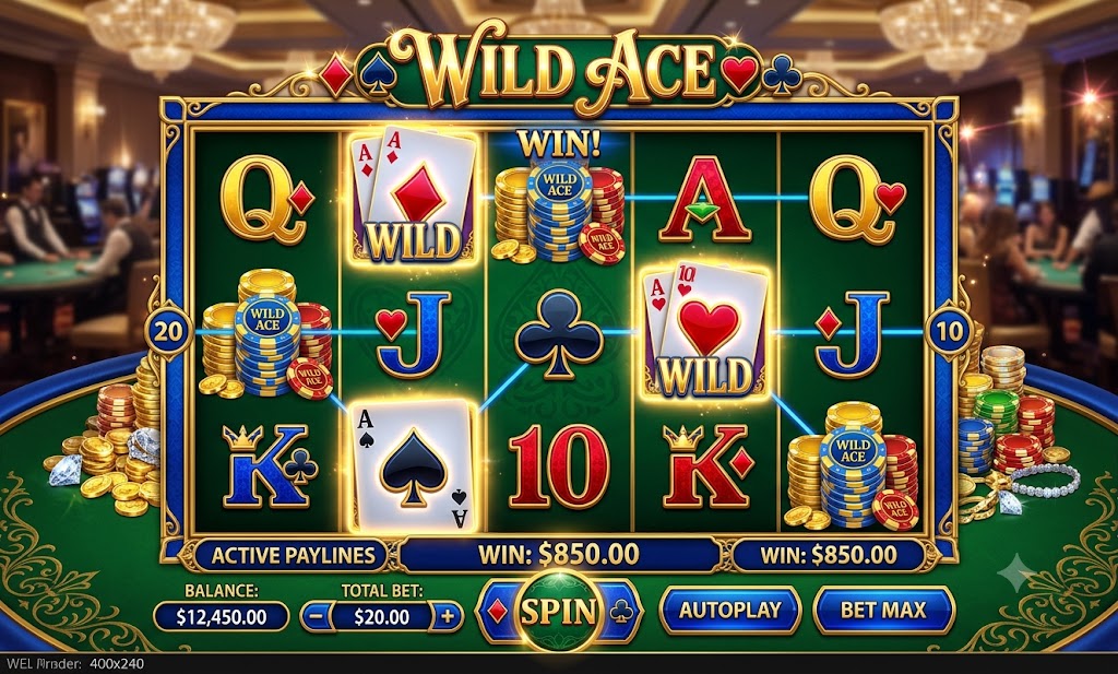 Mega Wild Ace Slot Game – JILI17-PH